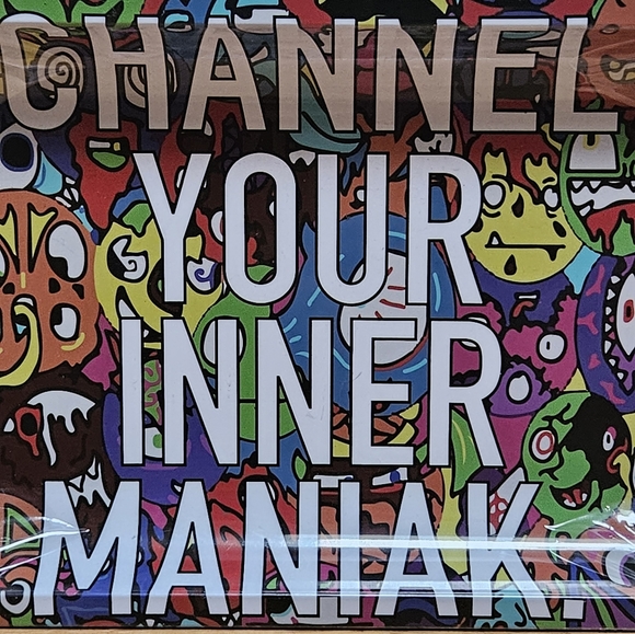 NWT Channel Your Inner Maniak Metal Rolling Tray - Picture 2 of 8